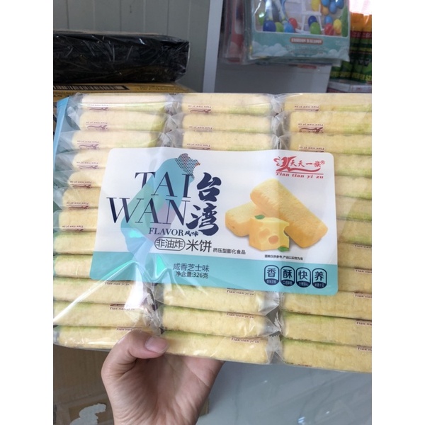 Bánh gạo phô mai taiwan 326g