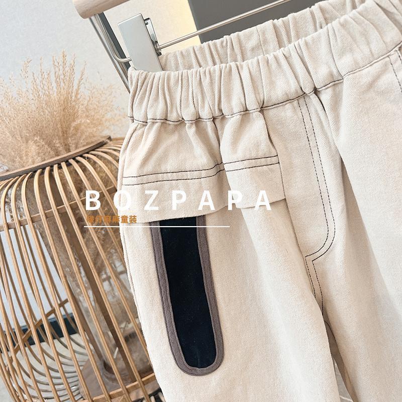 Bộ Áo Sơ Mi + Áo Sweater Không Tay + Quần Dài Phong Cách Phương Tây Thời Trang Xuân Thu 2022 Mới Cho Bé Trai NVJ0