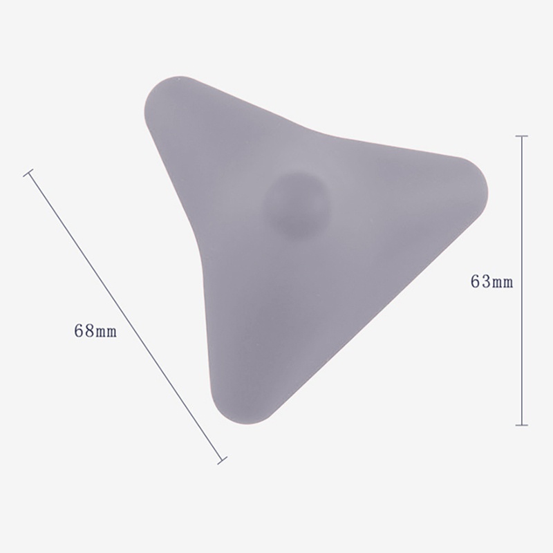 Bóng Silicon Hình Tam Giác Màu Trơn Dùng Tập Yoga Thư Giãn Cơ Lưng Cổ