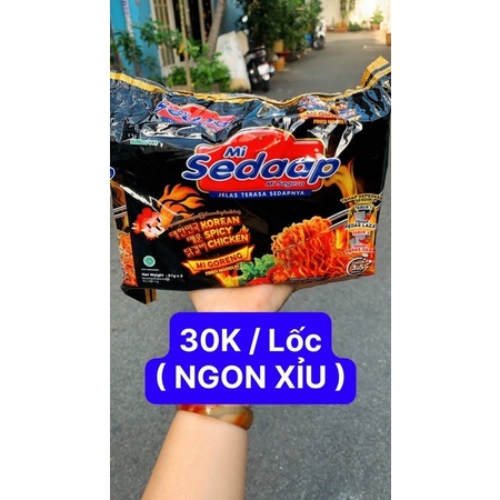 🍝🍝 🌶🌶  #Mì_Trộn Khô Gà #CAY Sedaap của #Indonesia 87gram