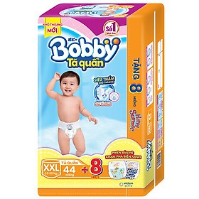 TÃ QUẦN BOBBY M62/L54/XL48/XXL44 TẶNG KÈM 8 MIẾNG