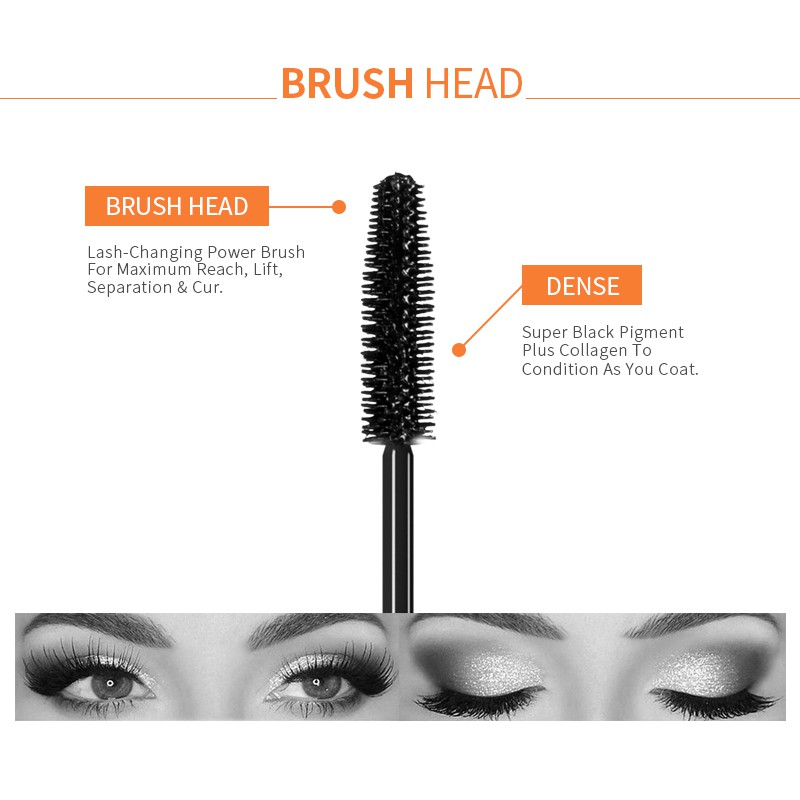 Bộ Mỹ Phẩm Mascara Dạng Lỏng Làm Cong Mi Mắt Bút Và Khuôn Lông Mày IMAGIC | BigBuy360 - bigbuy360.vn