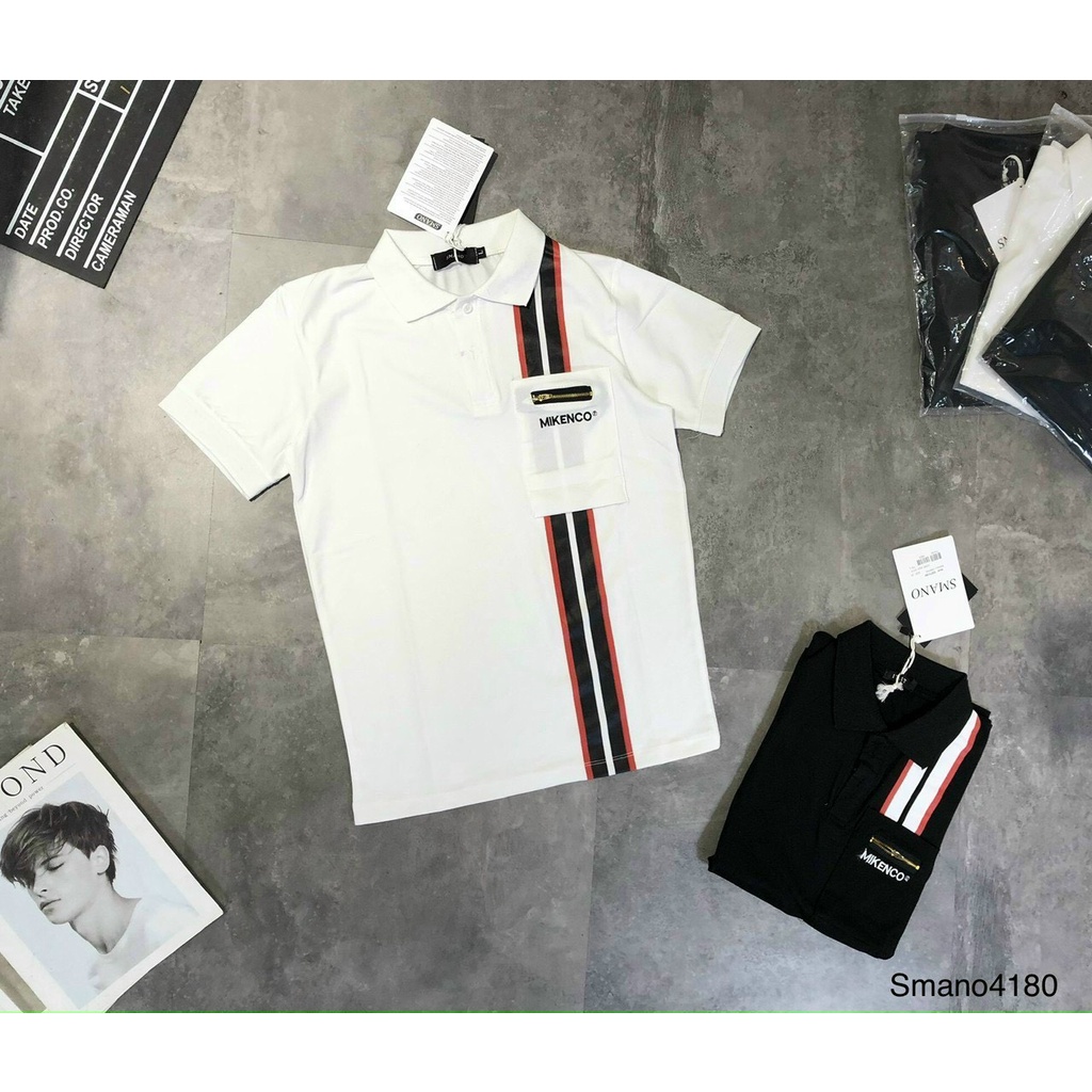 Áo polo nam thể thao túi khoá PL10 chất cotton cá sấu co giãn 4c hàng có bigsize 35-90kg