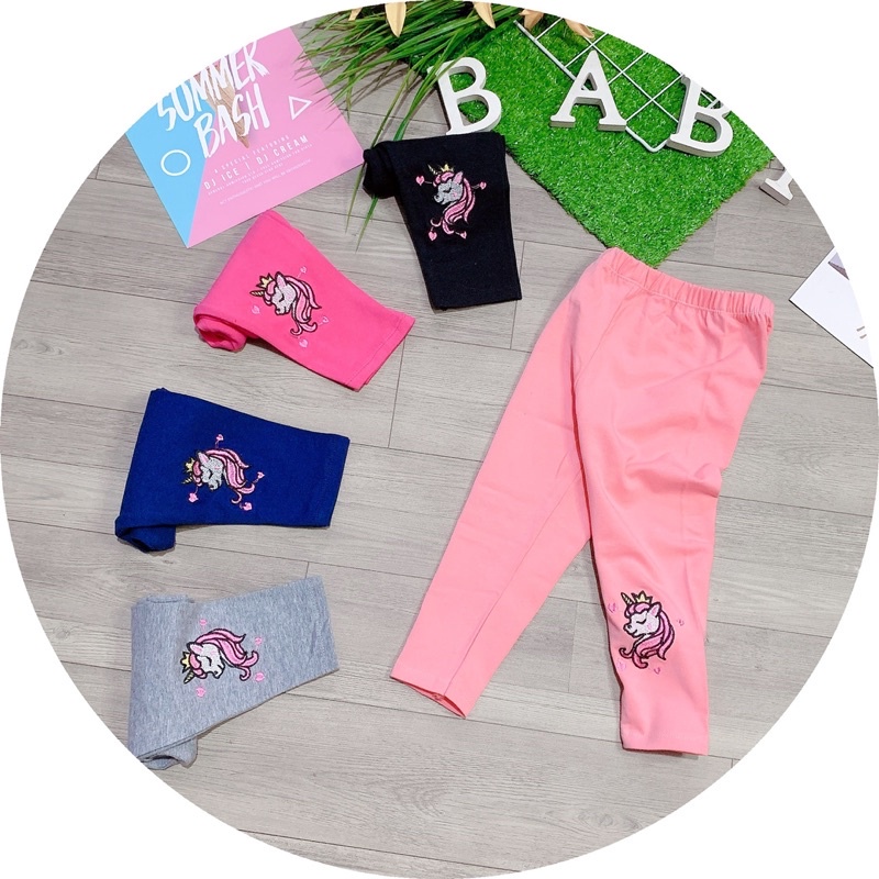 Quần Legging, Quần Thun Ôm Dài Cho Bé Gái (8-25kg)