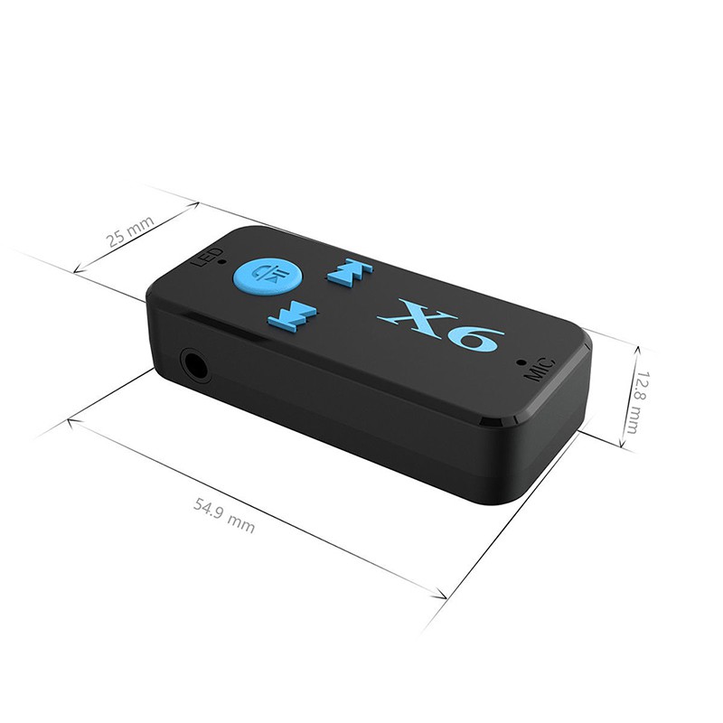 Thiết Bị Nhận Tín Hiệu Bluetooth X6 Jack 3.5mm Cho Xe Ô Tô