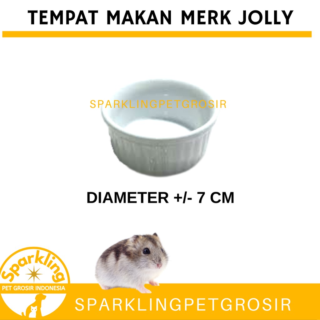 Chuột Hamster Bằng Gốm Sứ Màu Trắng Dễ Thương