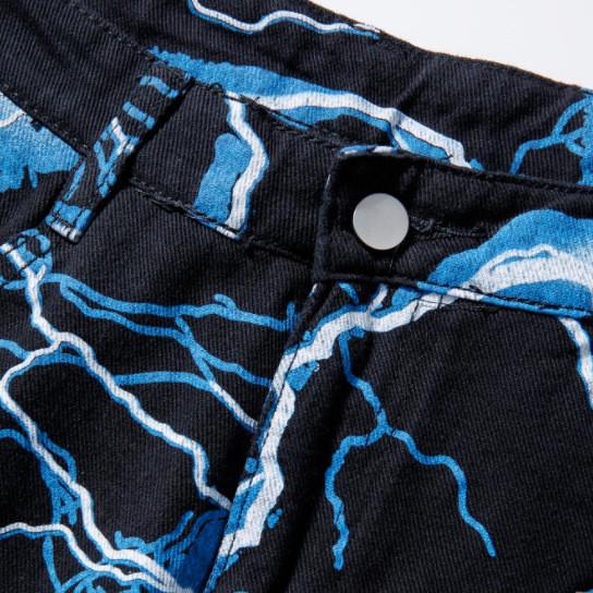 Quần Jeans Dài Nhuộm Màu Y2K Vintage Harajuku Cho Nam Nữ