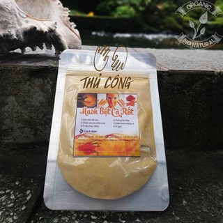 Bột đắp mặt nạ Mask Bột Cà Rốt HANDMADE