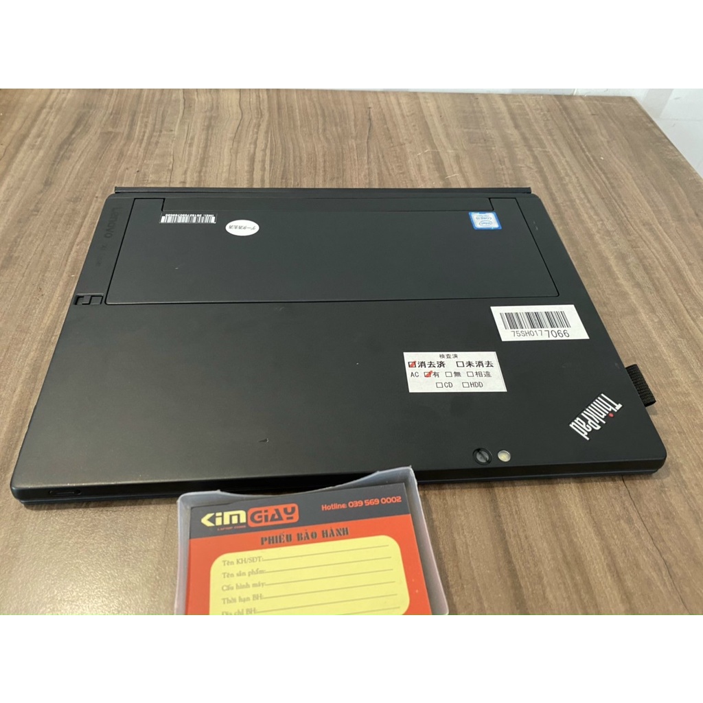 Laptop Lenovo Thinkpad X1 Tablet GEN2  Core i5-7Y54  Ram 8GB  SSD 256GB  12.5inch 2K CẢM ỨNG