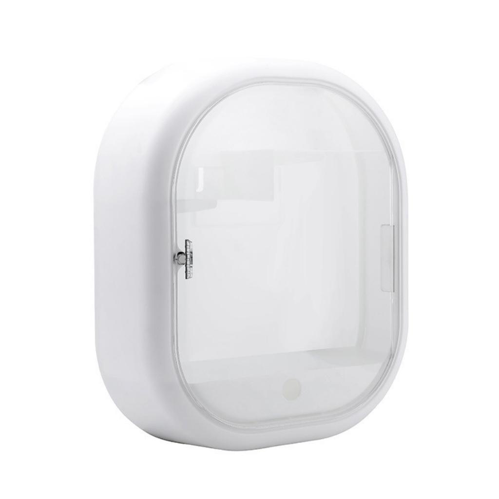 Tủ dán tường đa năng, tủ dán treo nhà tắm,đựng thuốc nhựa cao cấp size 28x34x10cm T258