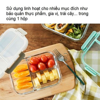 HỘP THỦY TINH CHIA NGĂN LOCK&LOCK LLG458