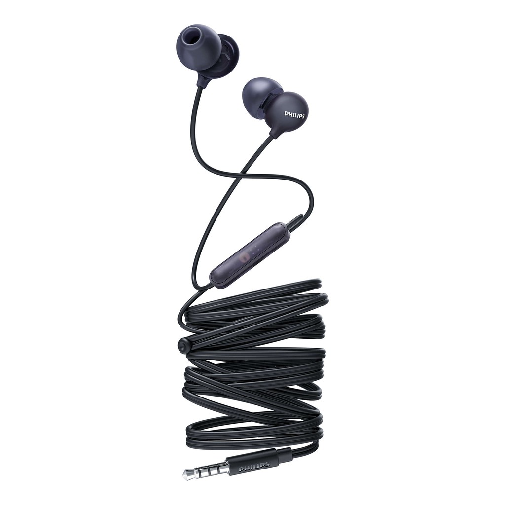 [Mã 267ELSALE hoàn 7% xu đơn 300K] Earphone Philips SHE2405BK/00 - Black, with Mic