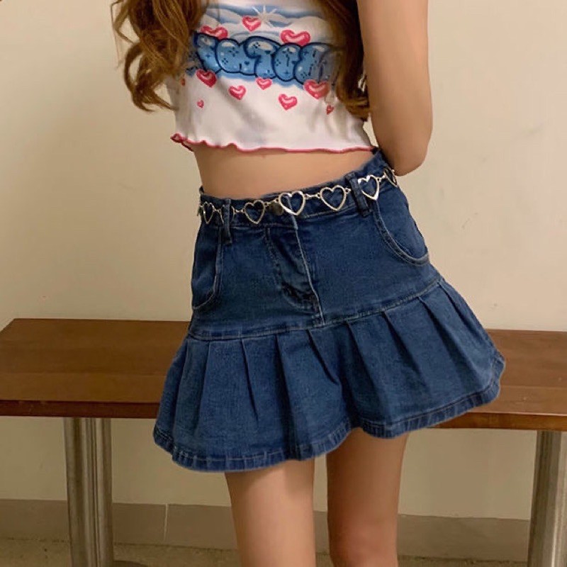 [HOT] Chân Váy Jeans Đuôi Cá Dáng Ngắn Siêu Cute | BigBuy360 - bigbuy360.vn