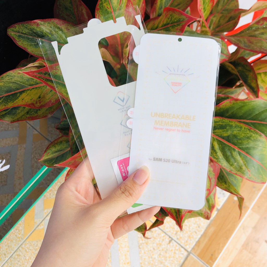 Miếng Dán PPF Mặt Sau Cho Samsung S20 Ultra