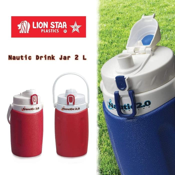 Bình Đá Có Vòi Nút Bật Sahara 2L - Lion Star D34