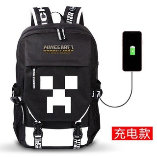 Ba Lô Học Sinh In Hoạ Tiết Anime Minecraft Nhiều Màu Sắc Dành Cho Nam Và Nữ