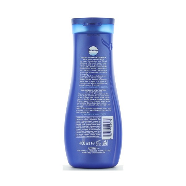 Dưỡng thể Leocrema - 400ml- dưỡng ẩm -dưỡng trắng- Body Lotion- Italy-EU Online