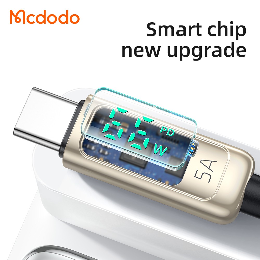 Dây Cáp Sạc Nhanh MCDODO USB C 5A 65W 100w PD Type C/iPhone Lightning/Micro Usb dài 1.2m