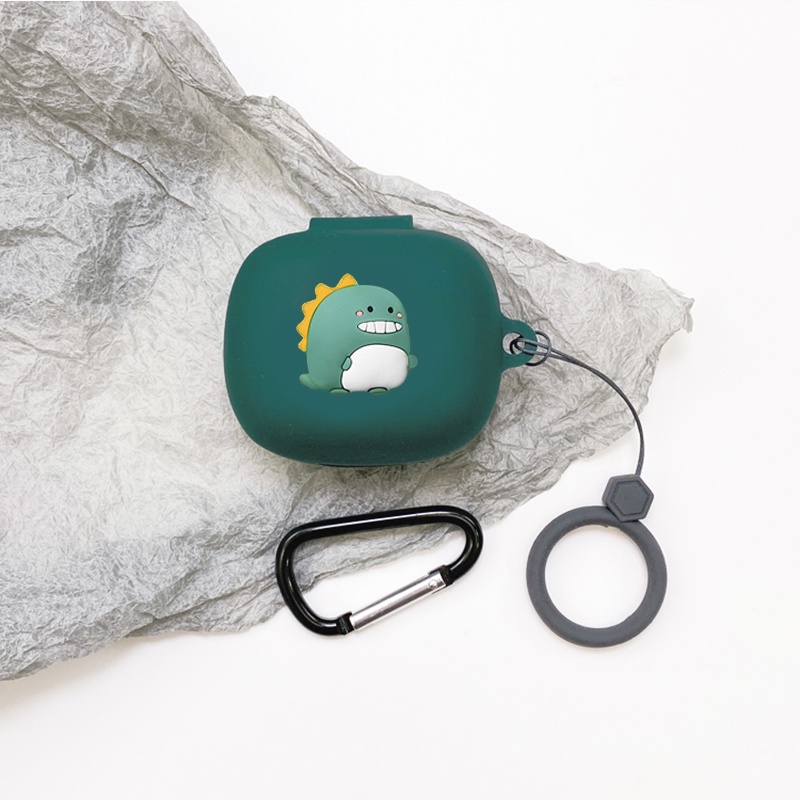 Vỏ Bảo Vệ Hộp Sạc Tai Nghe Bluetooth JBL Live Pro 2 Bằng Silicon Chống Rơi Hình Hoạt Hình Dễ Thương