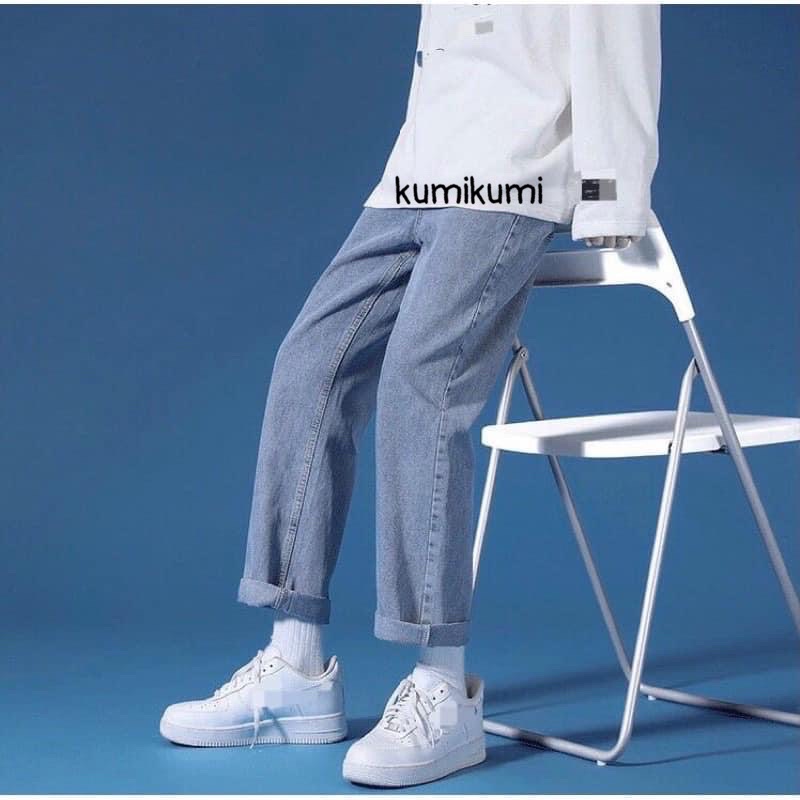 Quần jean Baggy, Kumikumi ,quần bò nam nữ ,dáng ống suông, rộng - hot trend 2022 Q4