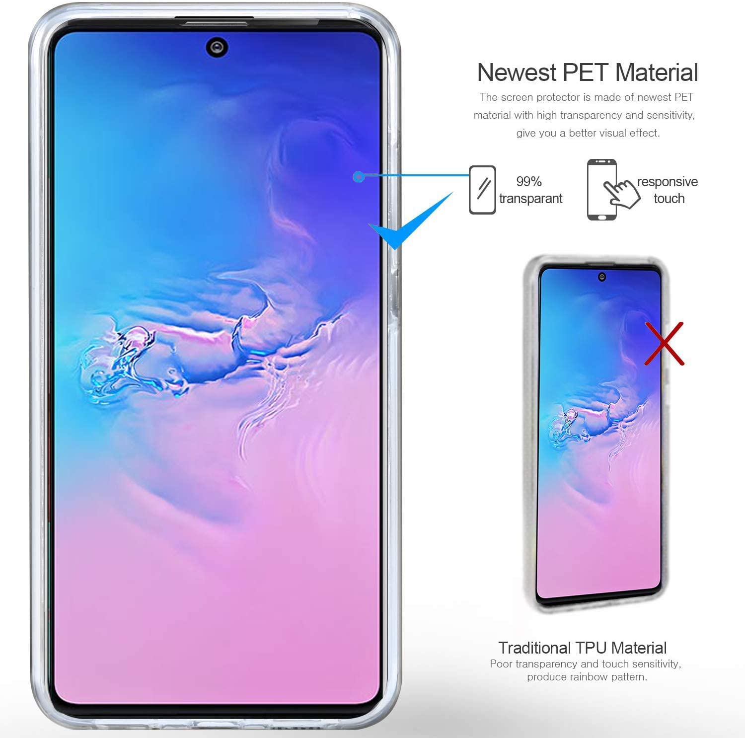 Topewon Ốp điện thoại chống sốc 360 độ Samsung Galaxy Note 20 Ultra 8 9 10 S10 S20 Plus A51 A71 A10 A30 A50 A70 | BigBuy360 - bigbuy360.vn