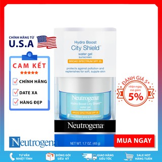 Kem Dưỡng Ẩm Neutrogena® Hydro Boost City Shield™ Water Gel Sunscreen Broad Spectrum SPF 25 (48g)