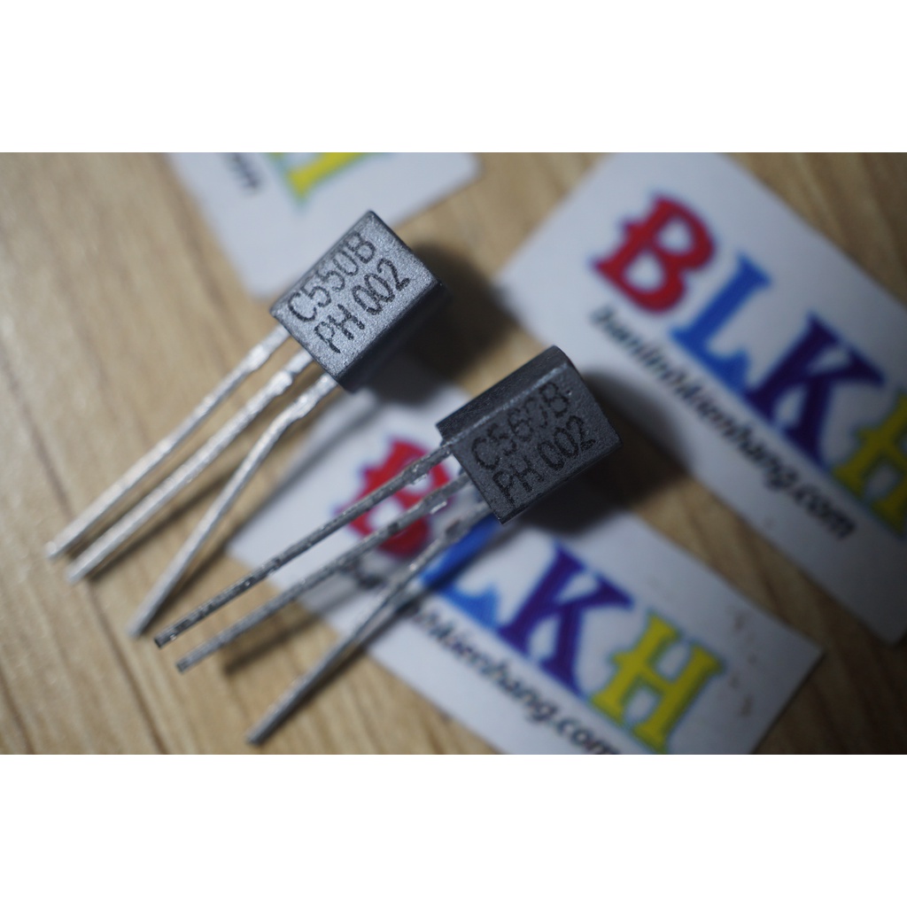 Cặp transistor BC550B BC560B C550B C560B C550 C560 TO-92 chính hãng Philips /ON