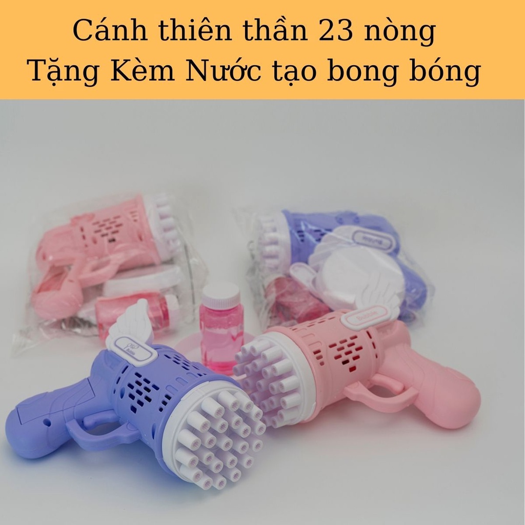 Súng bắn bong bóng Xà phòng cho bé 32,36,10,8, 23 nòng Cá heo trẻ em vui chơi vận động thỏa thích kèm pin và nước tạo BB