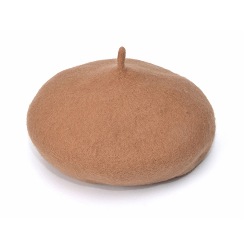 Mũ Beret Màu Trơn Phong Cách Vintage Dành Cho Bé Gái 2-8 Tuổi