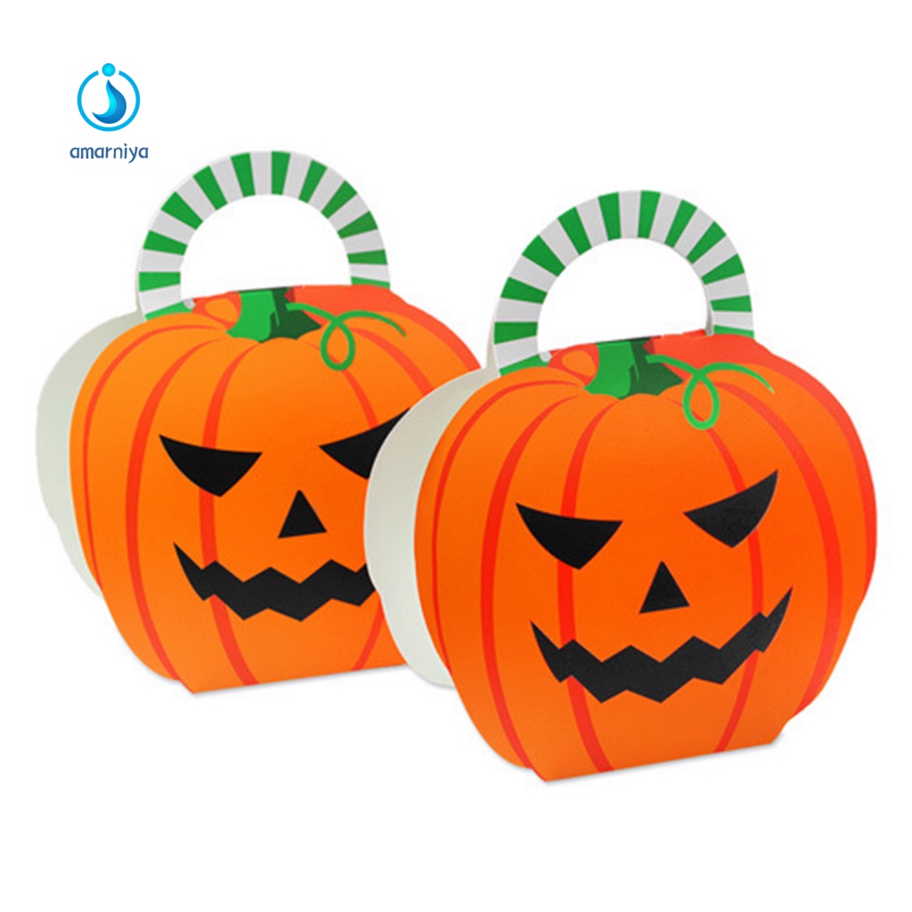 Bộ 5 Hộp Đựng Kẹo Hình Con Ma Dùng Cho Tiệc Halloween