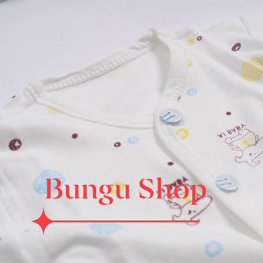 🔥FREESHIP🔥 Bộ quần áo sơ sinh cotton dài tay cho bé trai, bé gái xuất Nhật - Bungu Shop