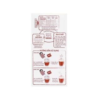 Cappuccino NesCafé vị caramel 200g