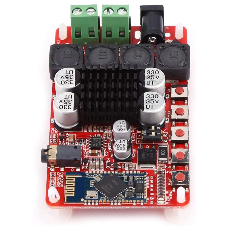 Bảng Mạch Khuếch Đại Âm Thanh TDA7492 50Wx2 CSR8635 Bluetooth V4.0 Kèm Phụ Kiện