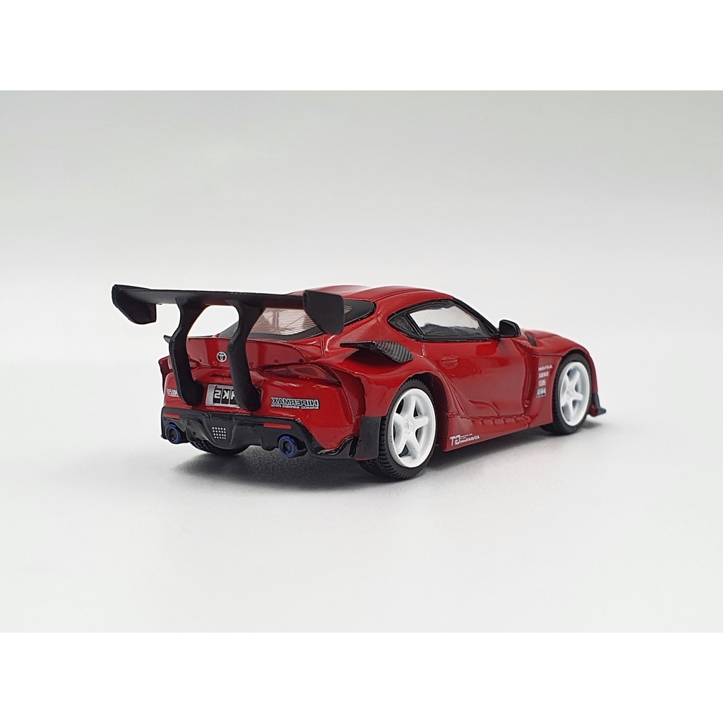 Xe Mô Hình HKS Toyota GR Supra Renaissance Red LHD 1:64 MiniGT (Đỏ)