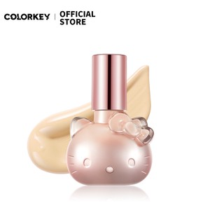 Kem nền đồng thương hiệu Colorkey X Hello kitty che lỗ chân lông hoàn hảo kiềm dầu 30ml