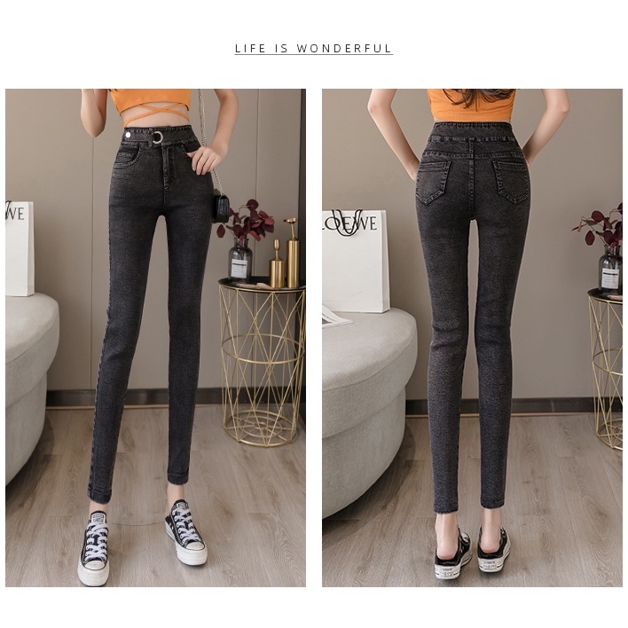 QUẦN JEAN NỮ LƯNG CAO SIÊU CO DÃN, QUẦN BÒ CẠP CAO FROM NỮ DÁNG ÔM KIỂU MỚI HOT 223 - TOKYO FASHION