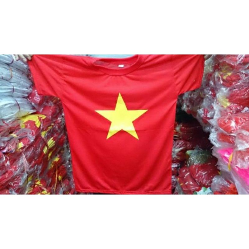 [xưởng sỉ] áo cờ đỏ sao vàng CHẤT ĐẸP (có video) | BigBuy360 - bigbuy360.vn