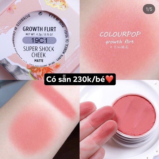 Má hồng Colourpop Super Shock Cheek Blush | BigBuy360 - bigbuy360.vn