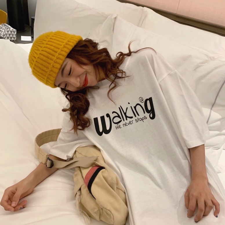 Áo thun nam nữ tay lỡ unisex form rộng WAKING  Hàn Quốc Siêu Đẹp áo phông basic tee hot trend mùa hè 2022 | BigBuy360 - bigbuy360.vn