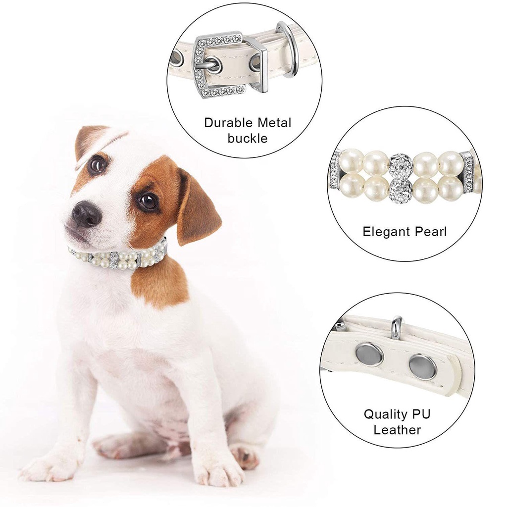 Vòng Cổ Da Cho Thú Cưng|Dây Đeo Cổ Hình Mèo Đáng Yêu