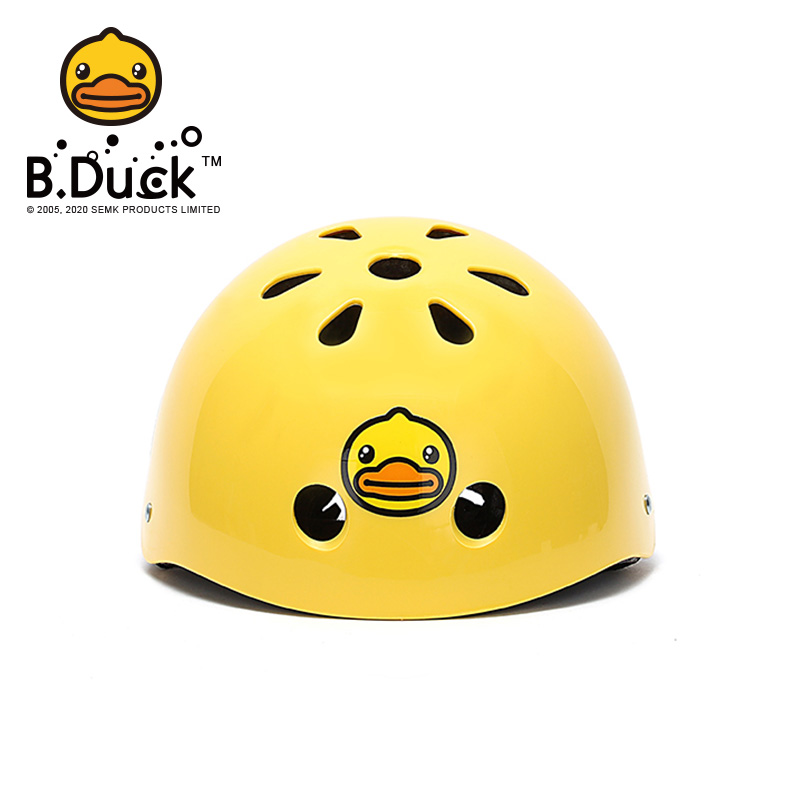B.Duck Mũ bảo hiểm vịt con Mũ bảo hiểm trẻ em Mũ bảo hiểm xe đạp đi xe đạp mùa hè Xe tay ga
