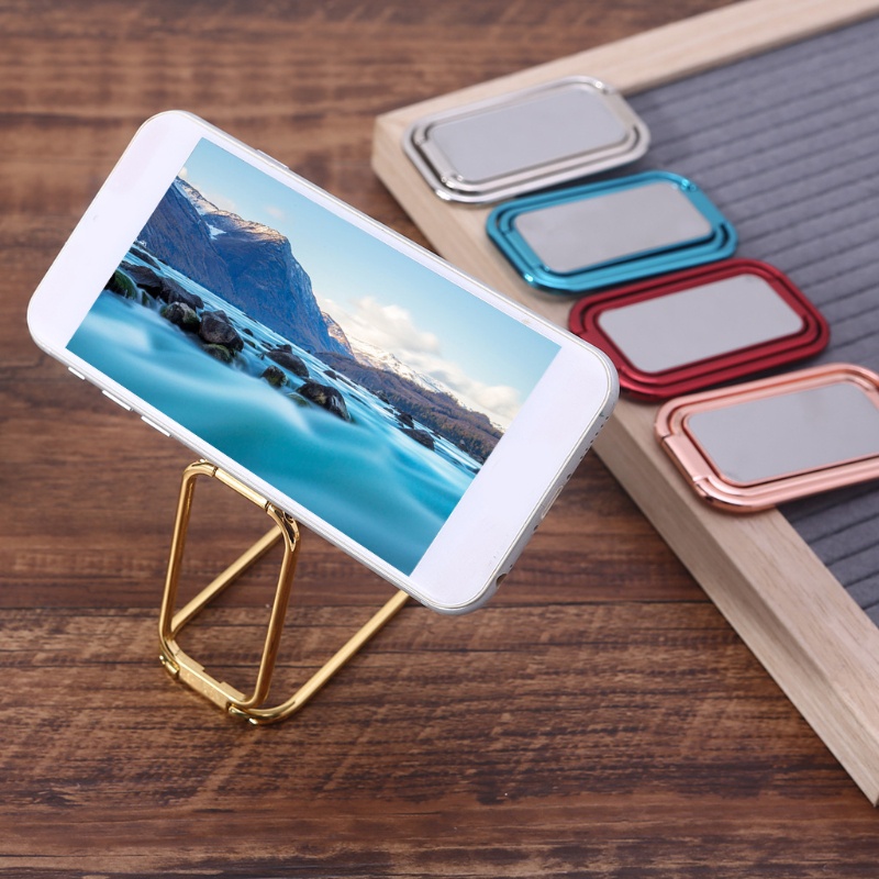 R * 360°Giá Đỡ Điện Thoại Dạng Xoay Chất Liệu Kim Loại Tiện Dụng