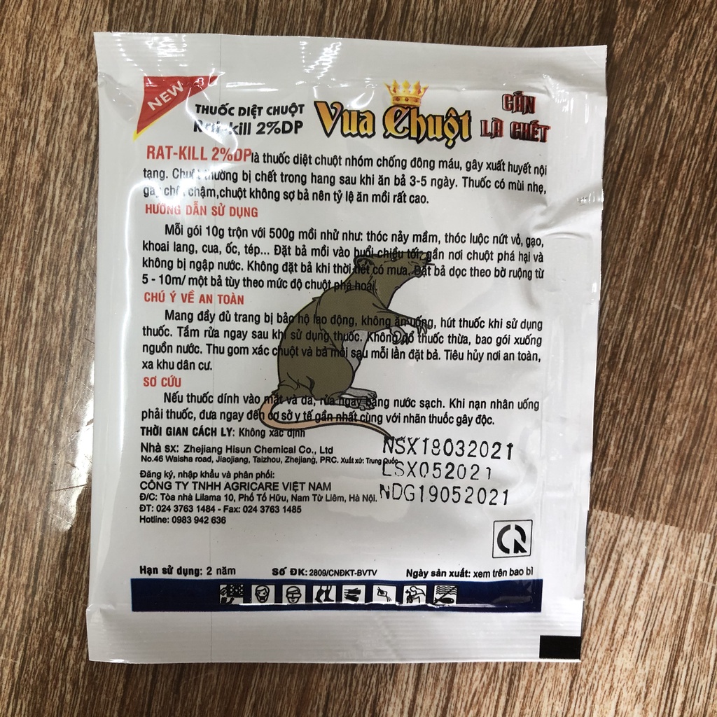 Bả diệt chuột sinh học; bả trừ chuột sinh học; bả diệt chuột; bả chuột diệt chuột chống đông máu