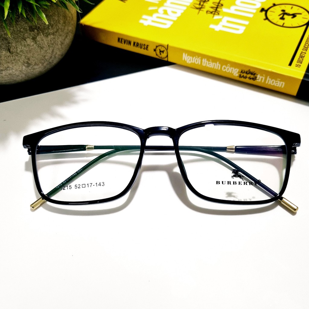 Gọng kim loại bọc nhựa dáng mảnh Glasses Garden 1215 - Có lắp mắt cận theo yêu cầu