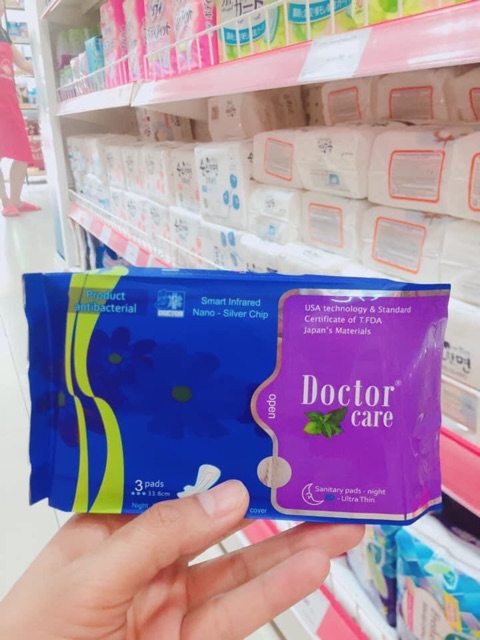 Băng Vệ Sinh Doctor Care Cool Ban Ngày,Hàng Ngày,Ban Đêm