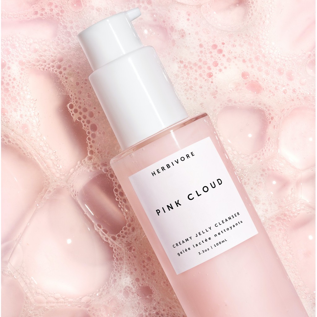 🌿 Sữa Rửa Mặt Herbivore Pink Cloud Rosewater + Tremella Creamy Jelly Cleanser