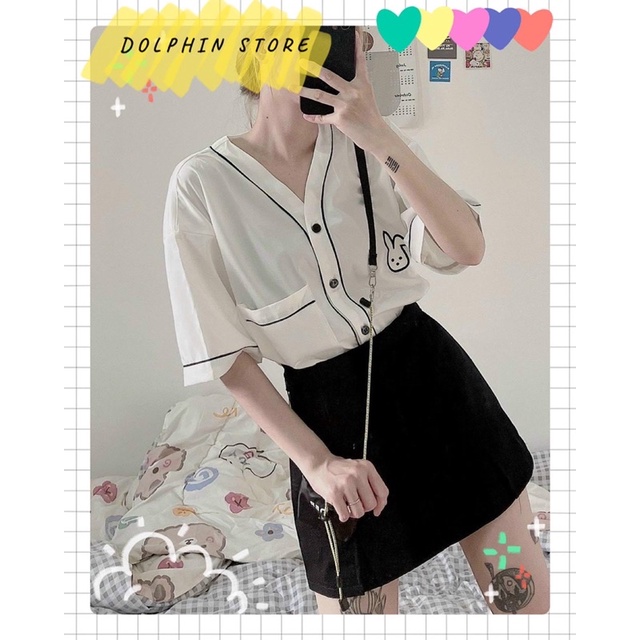 BIGSIZE Áo bóng chày bigsize - Sơ mi unisex bigsize