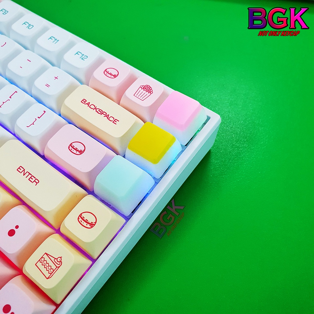 1 nút Artisan Keycap Jelly Cake Resin Chuẩn SA R3 Siêu dễ thương