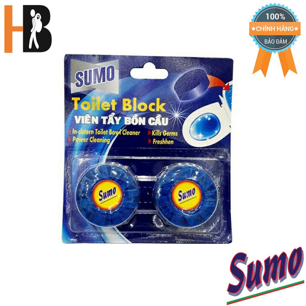 Viên Tẩy Bồn Cầu Sumo Toilet Block 2 Viên x 50g