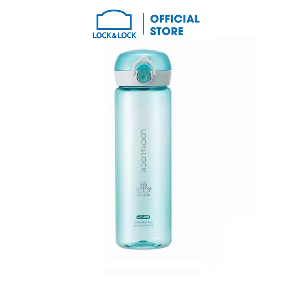 [HÀNG CHÍNH HÃNG] Bình nước L&L One Touch 550ml - Màu xanh lá - ABF645GRN